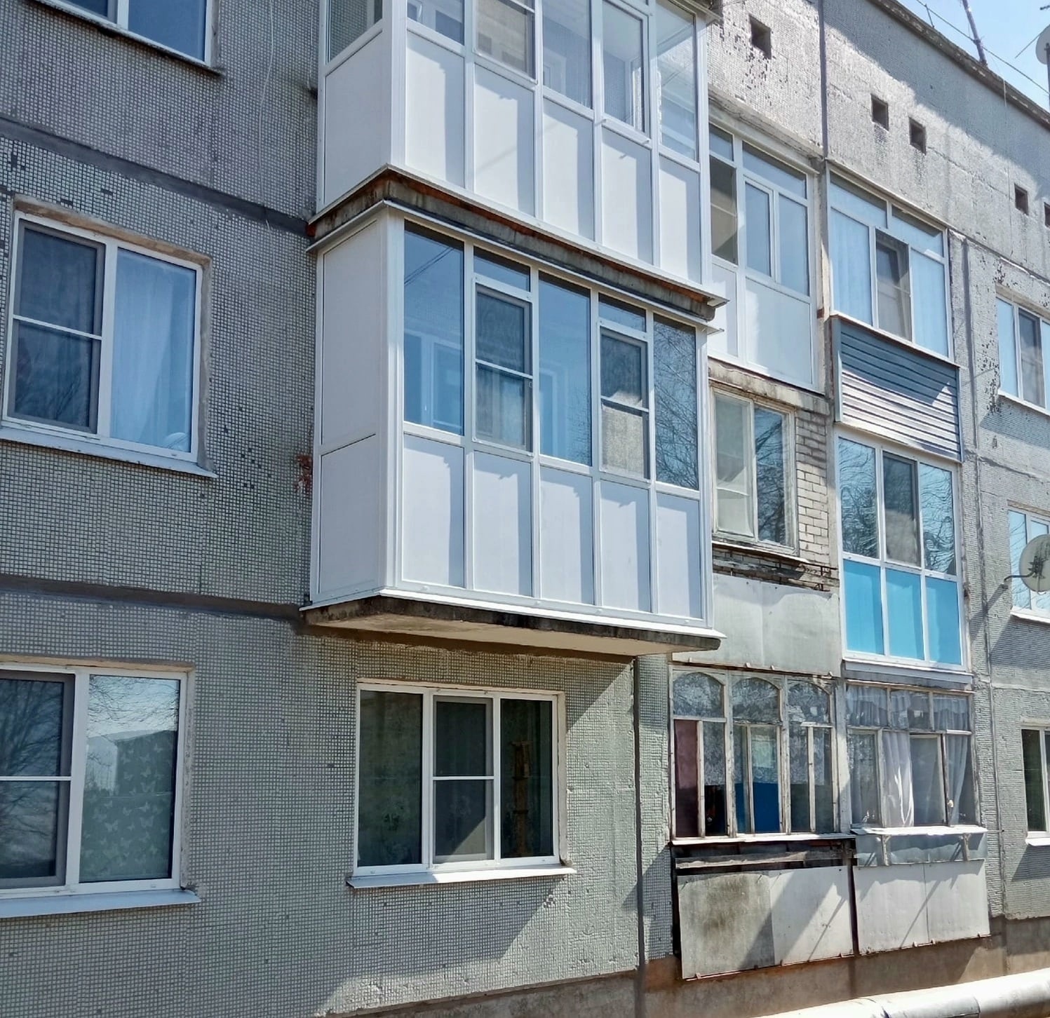 Остекление балконв